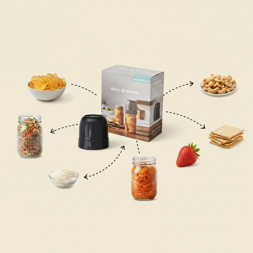 3 in 1 Upgraded Electric Vacuum Jar Sealer